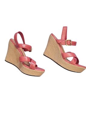 Women’s Coral Wedge Sandals with Ankle Strap Jackilyn Uggs Size 8.5m